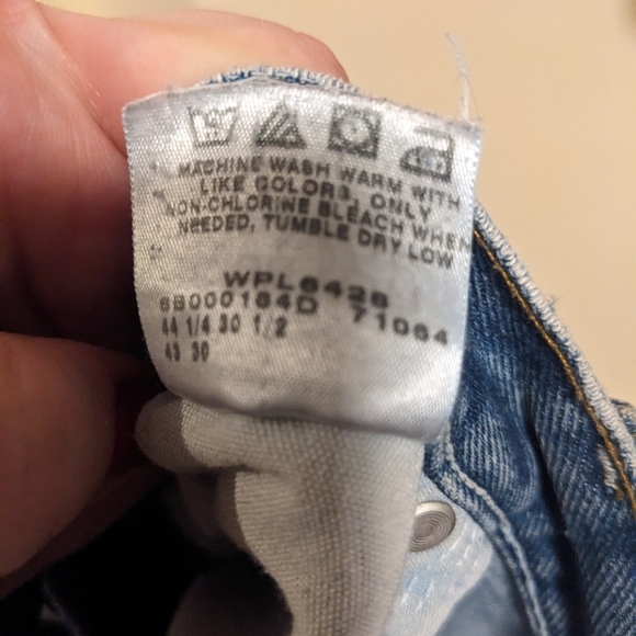 Vintage Wrangler Blue Jeans 100% Cotton - Picture 8 of 9